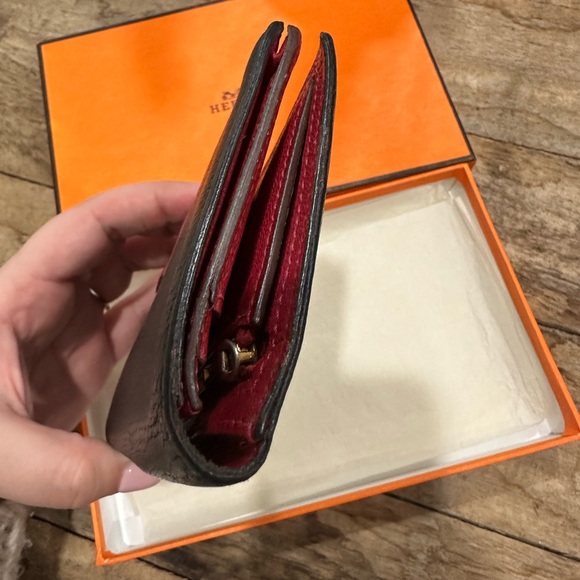 Hermes Bearn Classic Wallet w/ COA & Box - Picture 13 of 17